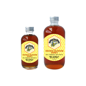 Orange Blossom Honey from Billy the bee brand comes in 2 sizes