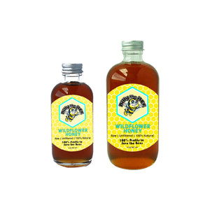Wildflower Honey from Billy the Bee brand comes in 2 sizes